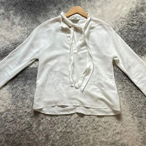 Club Monaco Tie Front  Blouse